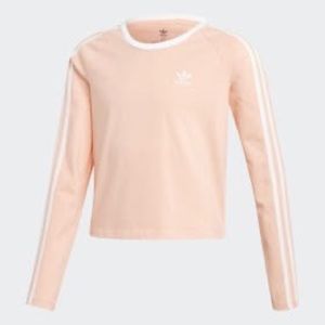 Adidas BRAND NEW 3 Striped Cropped Tee